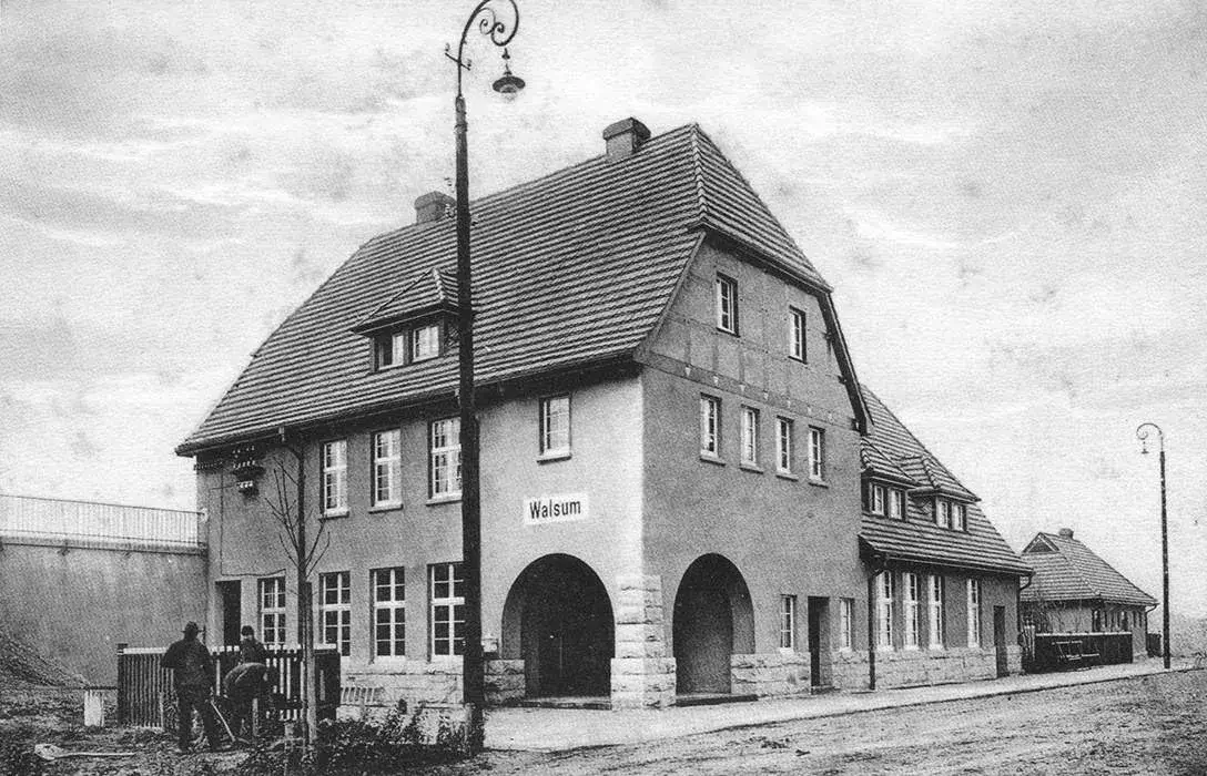 Bahnhofsgebäude Alt-Walsum, 1914